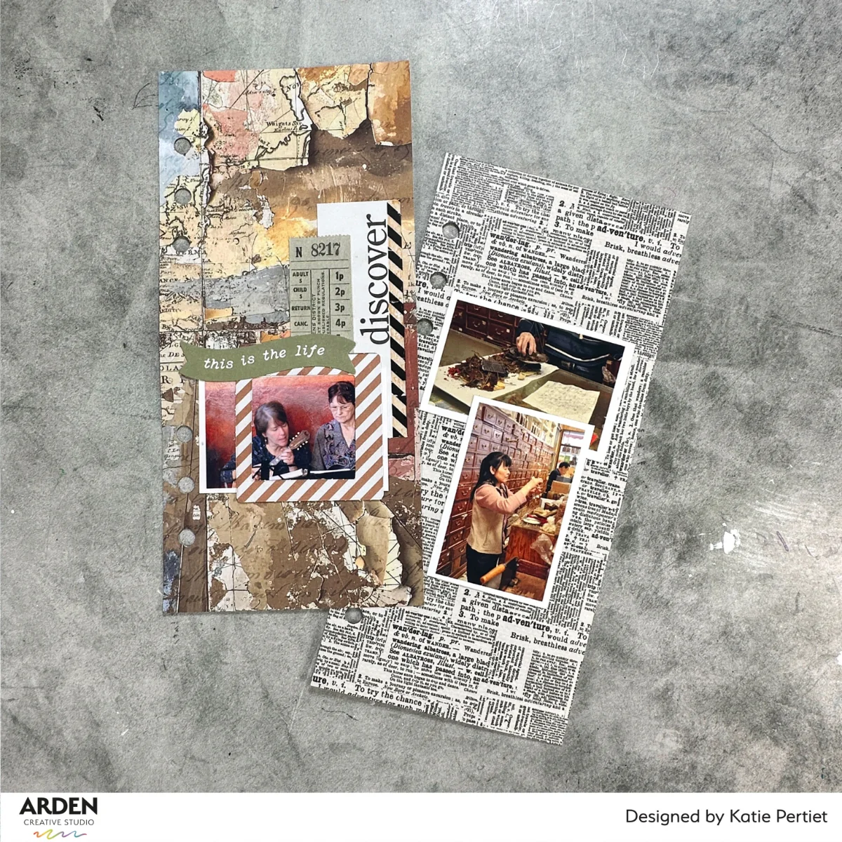 Arden Creative Studio Been There 12in x 12in Paper Pad - Image 14