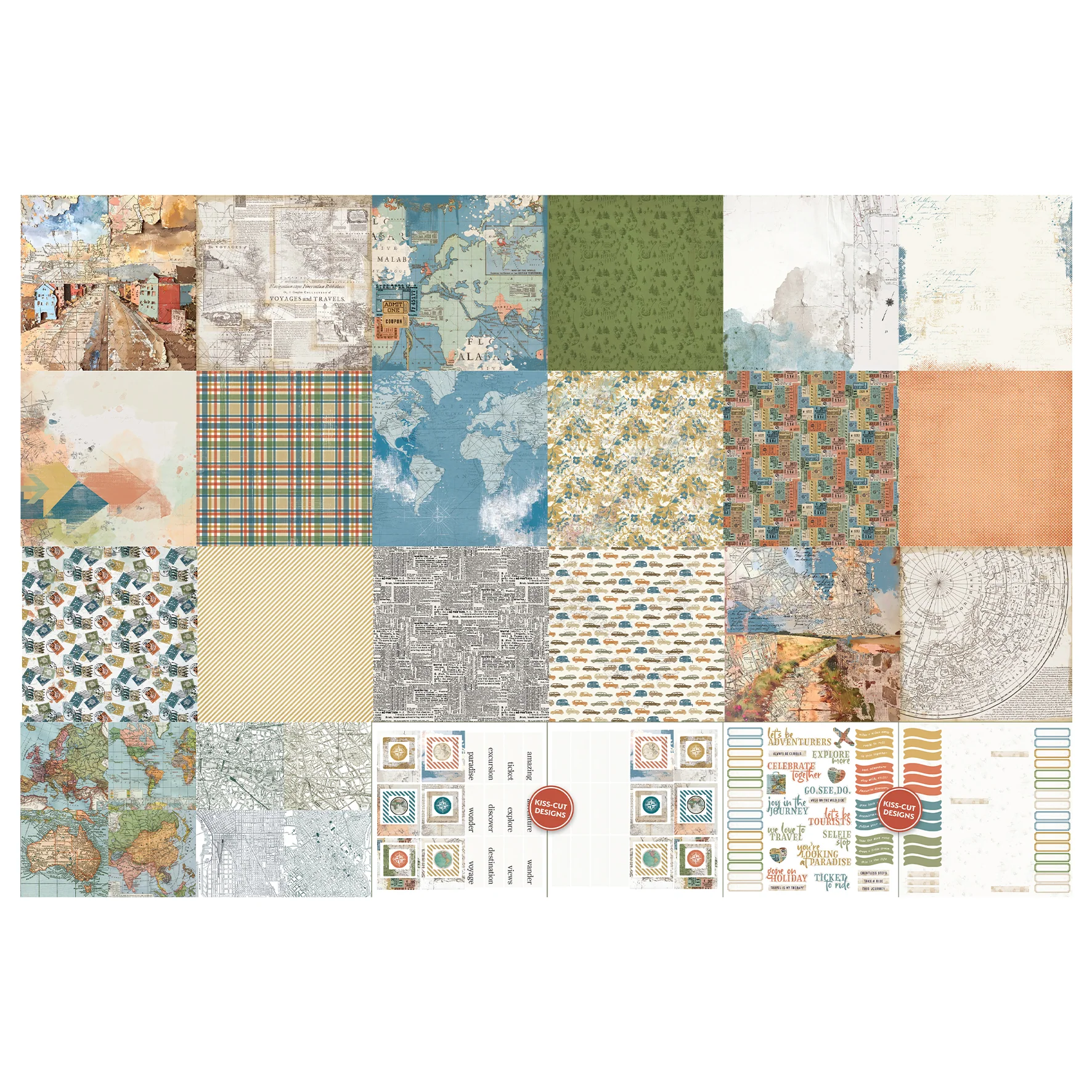 Arden Creative Studio Been There 12in x 12in Paper Pad - Image 3