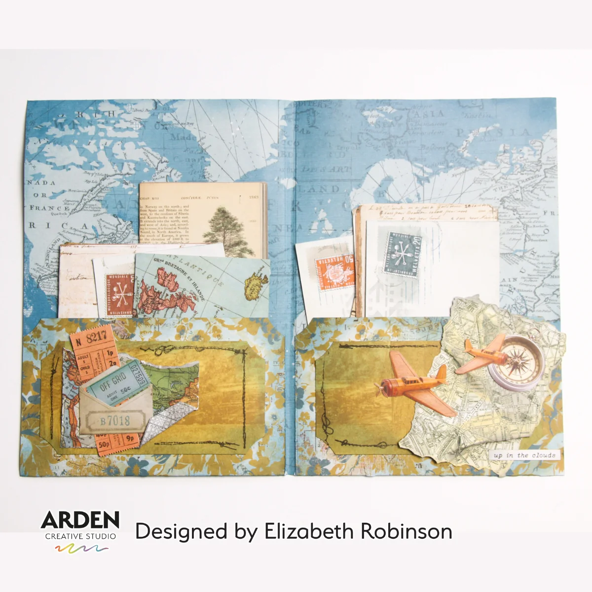 Arden Creative Studio Been There 12in x 12in Paper Pad - Image 6