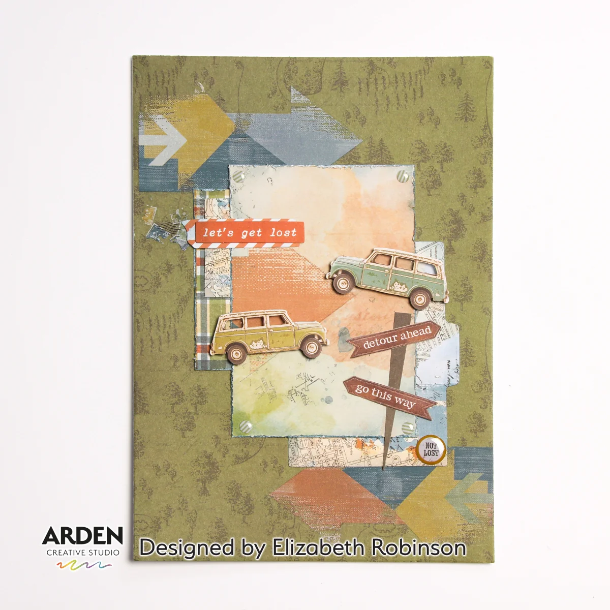Arden Creative Studio Been There 12in x 12in Paper Pad - Image 9