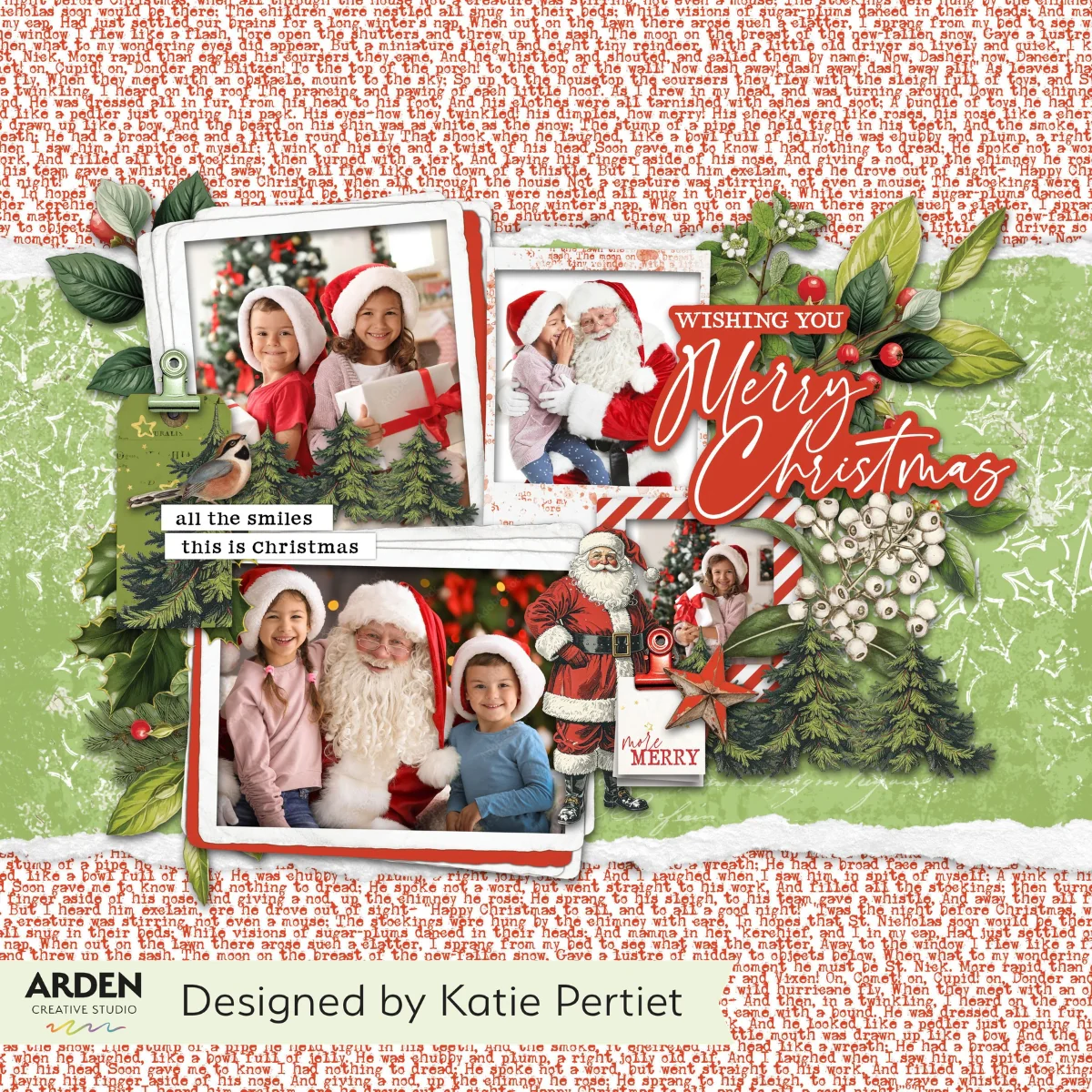Arden Creative Studio Christmas Cheer Frame Ephemera Pack - Image 7