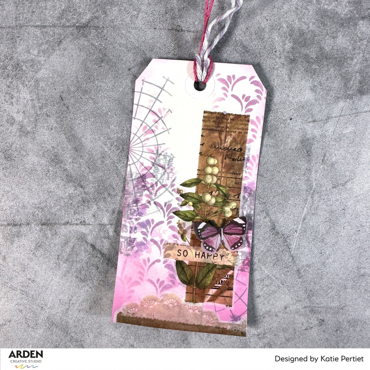 Arden Creative Studio Maker Series Chronicle Remnants 4in x 8in Clear Stamp Set - Image 2