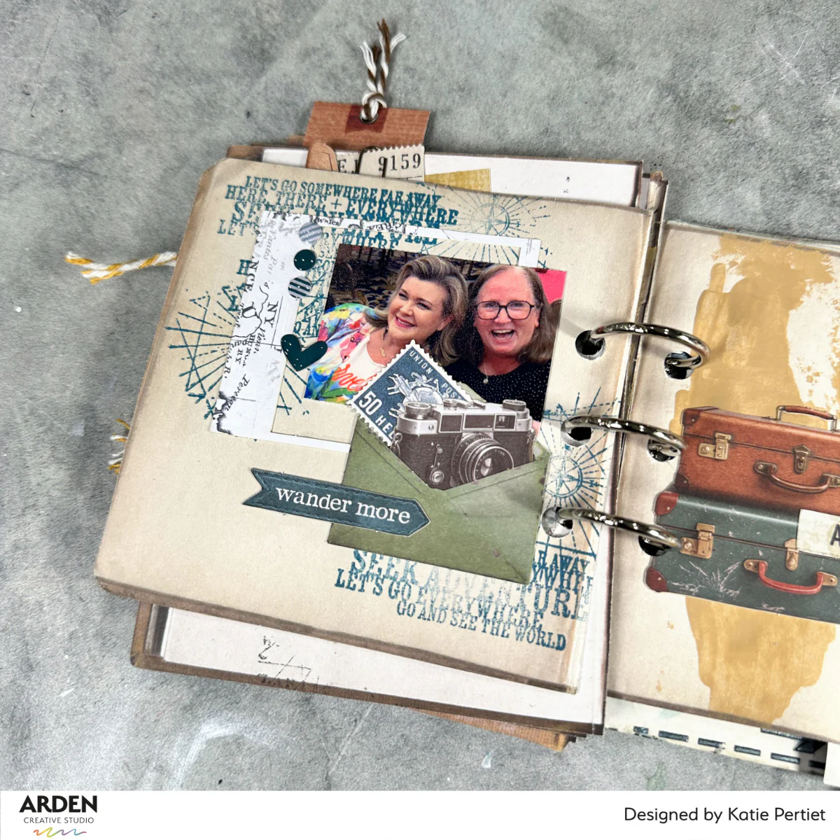 Arden Creative Studio Maker Series Seek More 4in x 8in Clear Stamp Set - Image 2