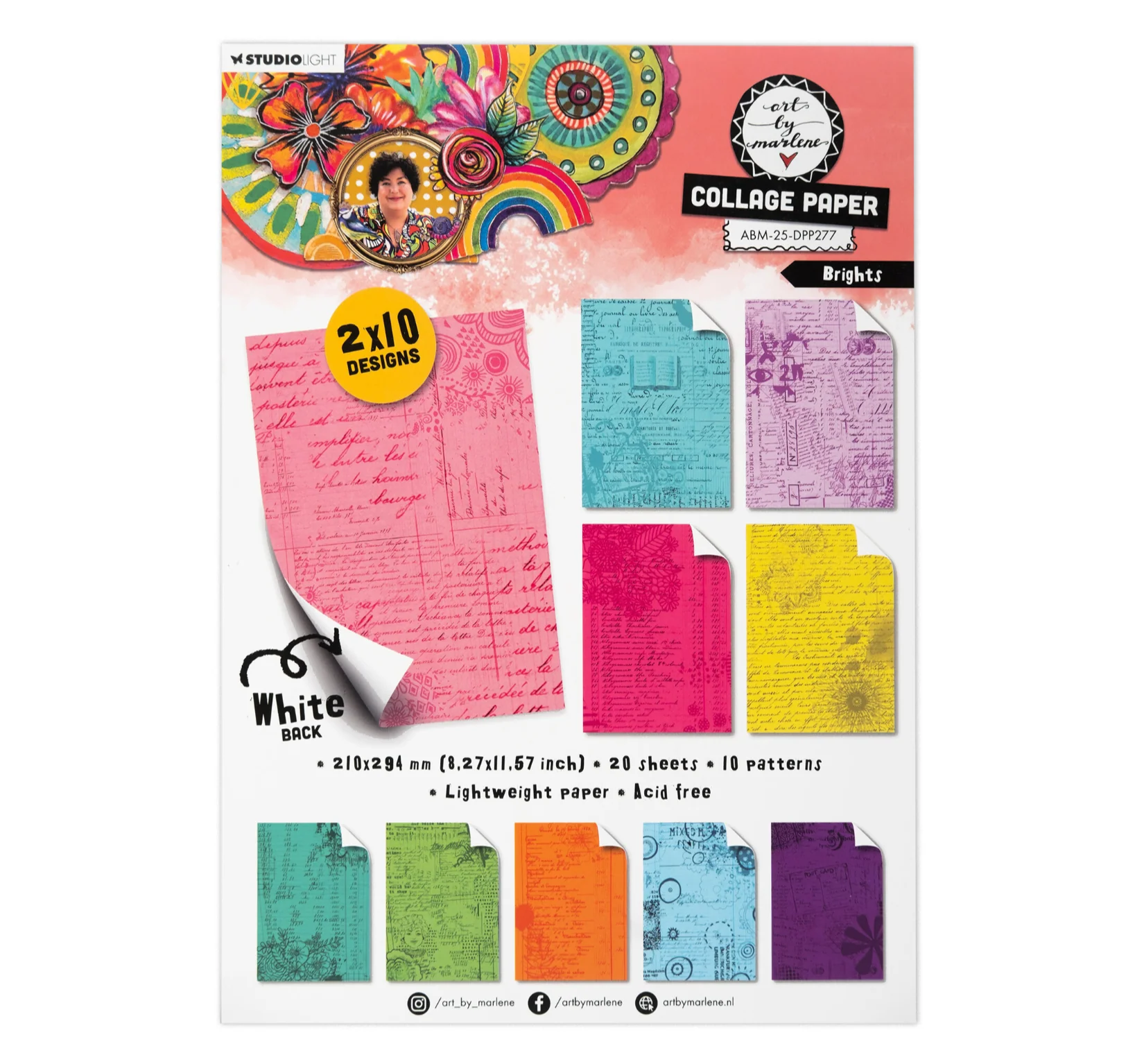 Art By Marlene Collage Paper Brights