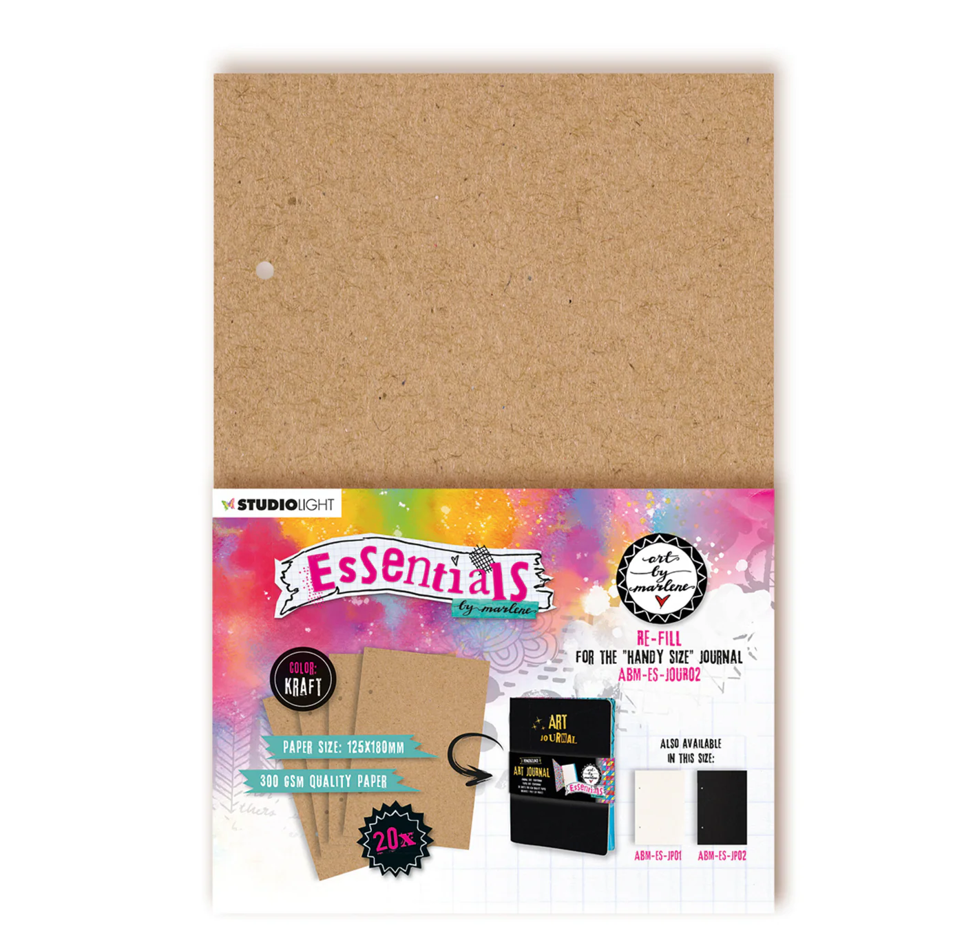 Art By Marlene Essentials Journal Pages 125x180mm Kraft