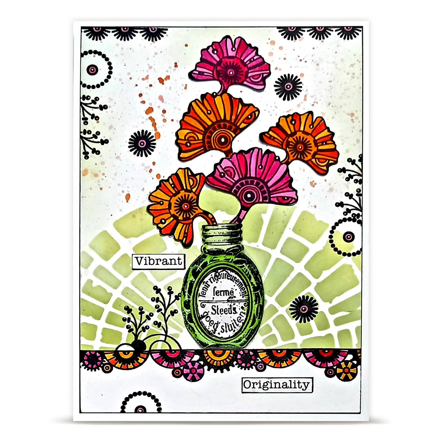 Azoline Cercle De Couleurs Stamp Bundle - Image 9