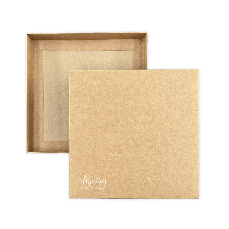 Mintay Basic Square Card Box Base Kraft (3pcs)