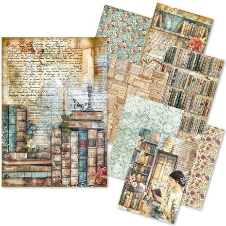 Ciao Bella Book Lovers A5 Rice Paper Mixed (8pcs)