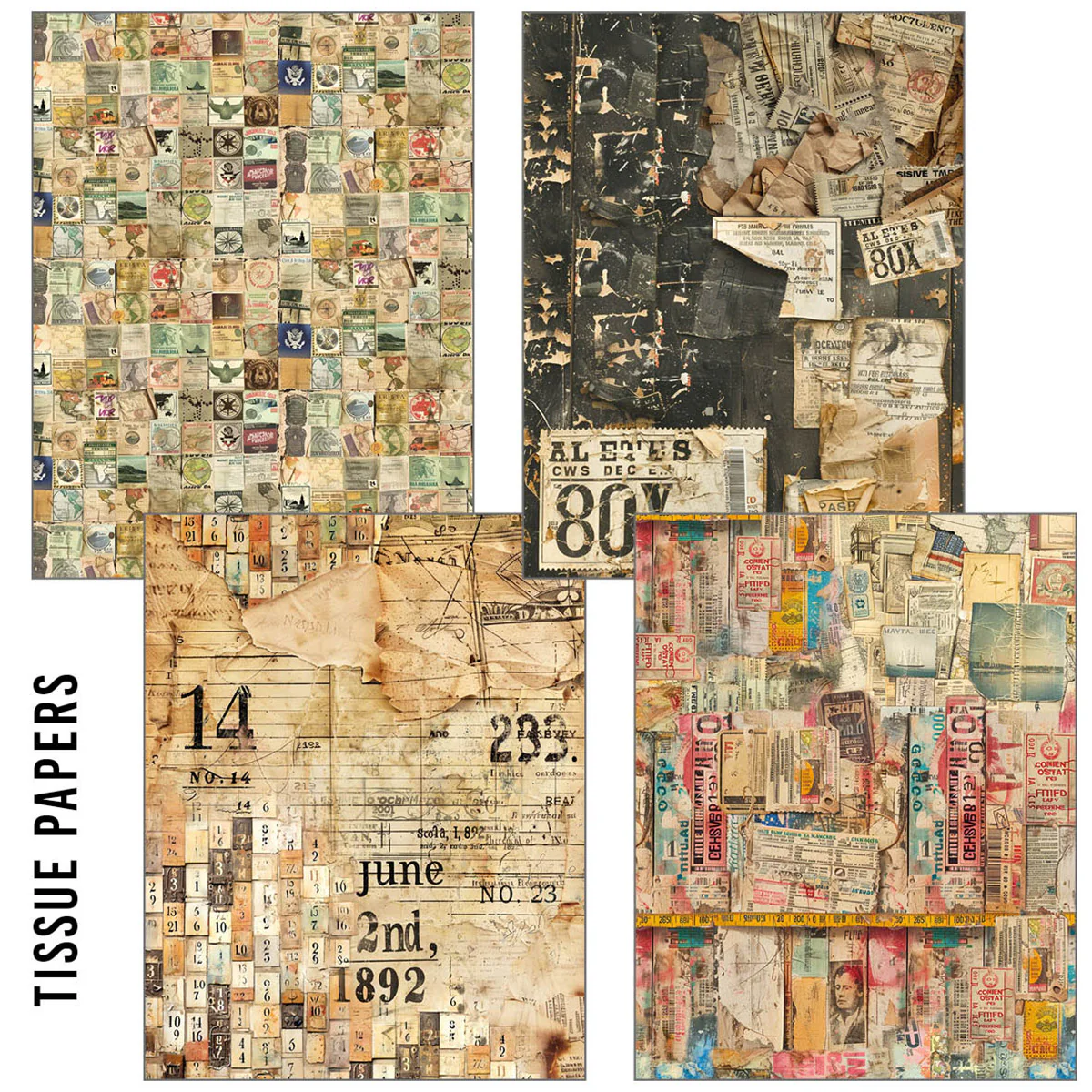 Ciao Bella Craftmix Mixed A5 Paper Pack Journey Ahead (8pcs) - Image 3