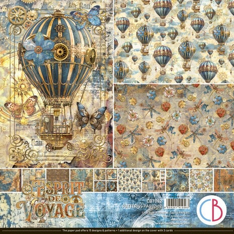 Ciao Bella Esprit de Voyage 12x12 Inch Patterns Pad (8pcs) - Image 2