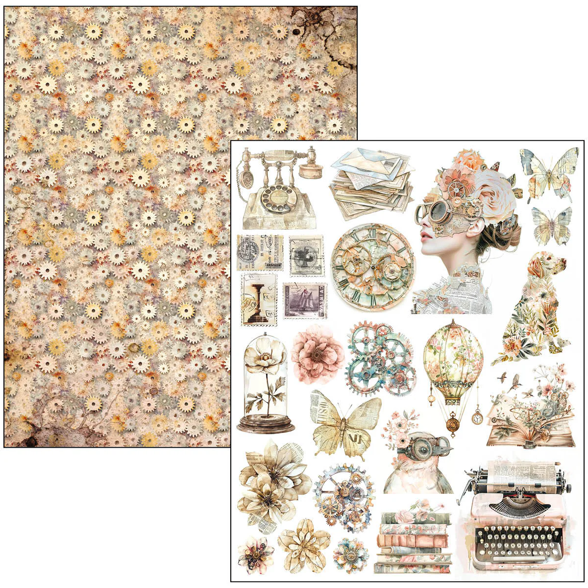 Ciao Bella Lost in Time A4 Maxi Mixed Media Book - Image 21
