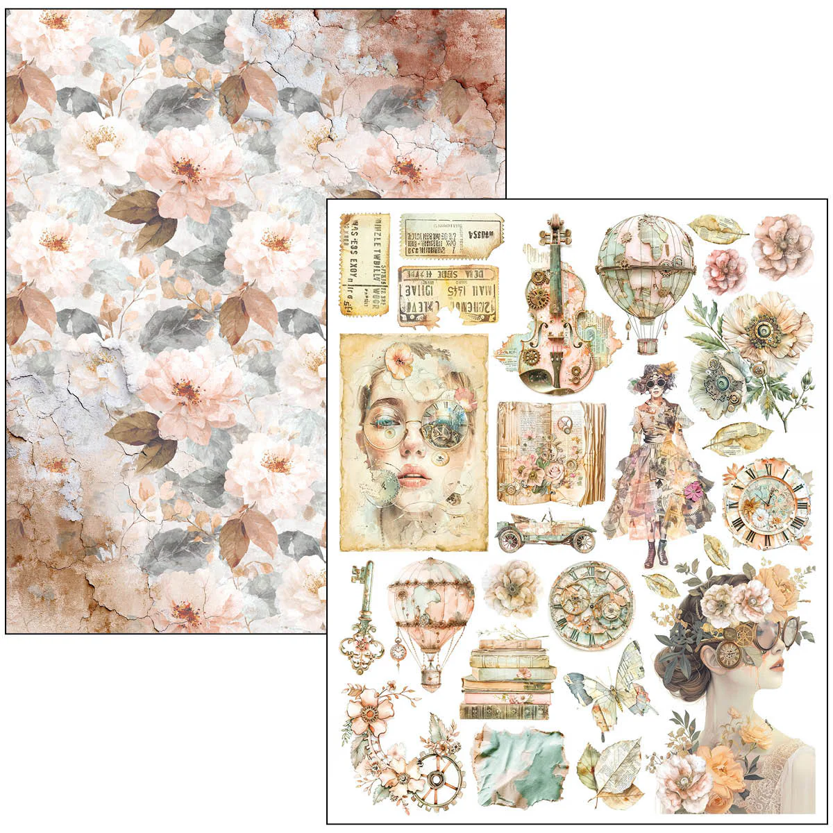 Ciao Bella Lost in Time A4 Maxi Mixed Media Book - Image 22