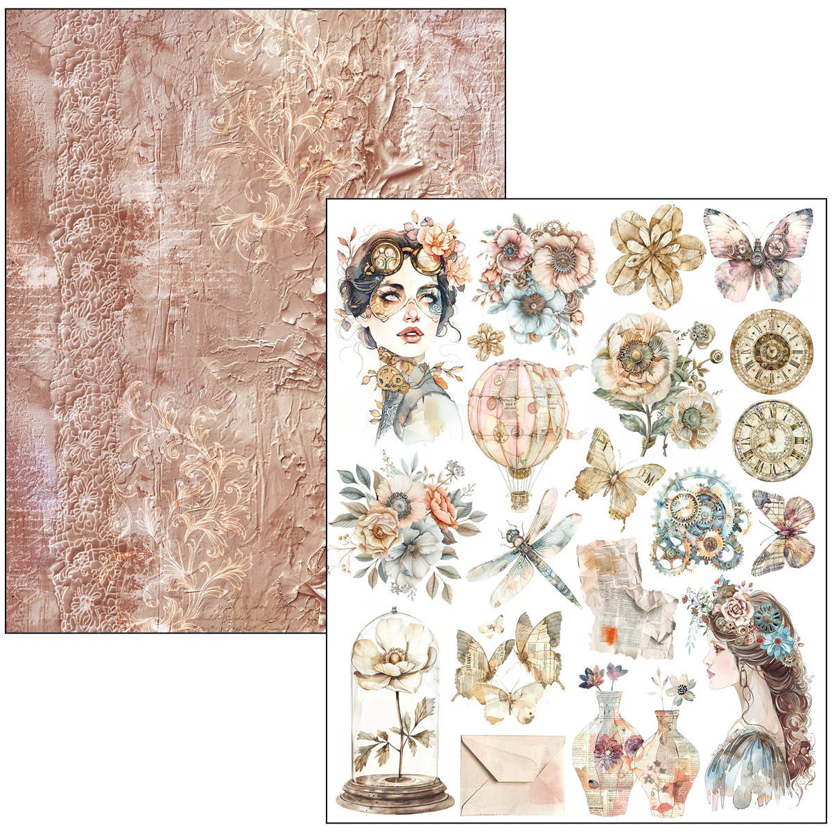 Ciao Bella Lost in Time A4 Maxi Mixed Media Book - Image 23