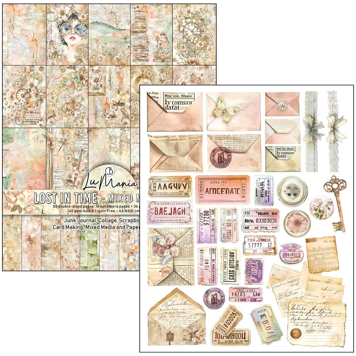 Ciao Bella Lost in Time A4 Maxi Mixed Media Book - Image 3