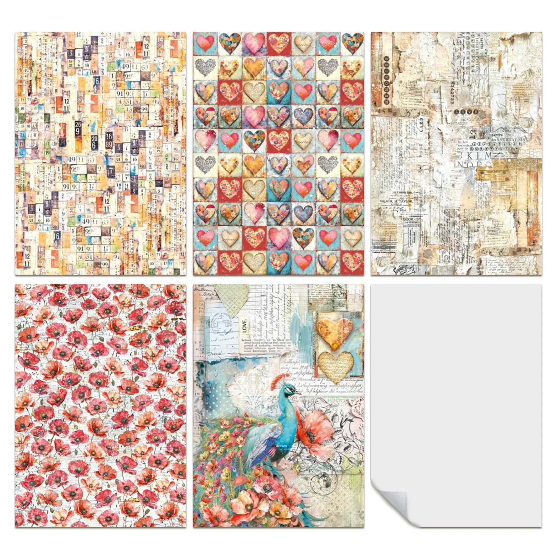 Ciao Bella Majestic Dream A4 Vellum Paper Patterns (6pcs)