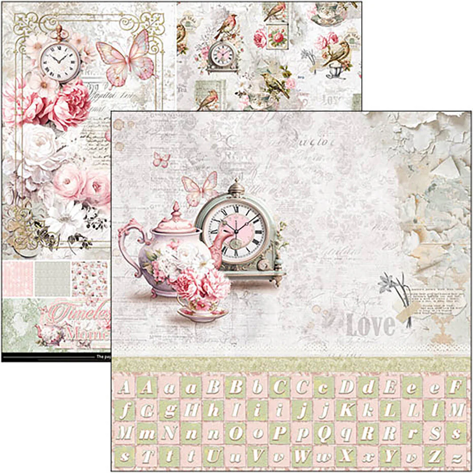 Ciao Bella Timeless Moments 12x12 Inch Patterns Pad (8pcs) - Image 3