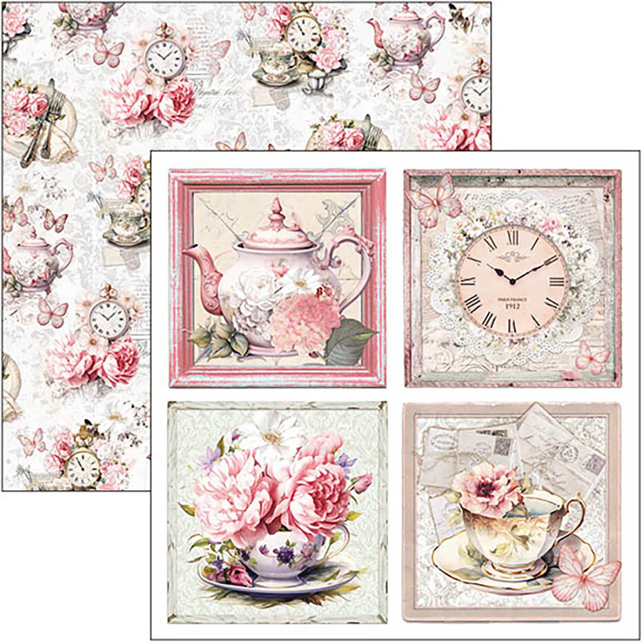 Ciao Bella Timeless Moments 12x12 Inch Patterns Pad (8pcs) - Image 7