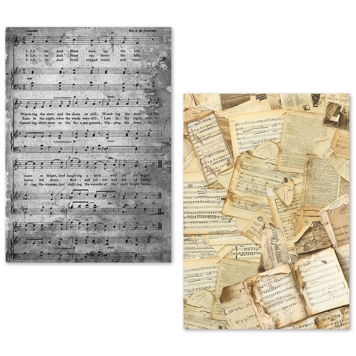 Ciao Bella Tissue Paper Set A5 Music Sheet (24pcs) - Image 10