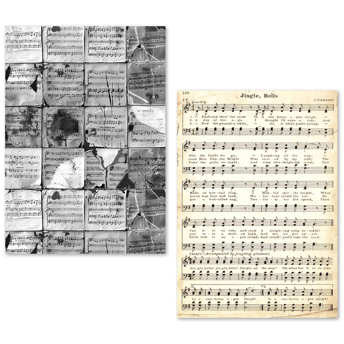 Ciao Bella Tissue Paper Set A5 Music Sheet (24pcs) - Image 12
