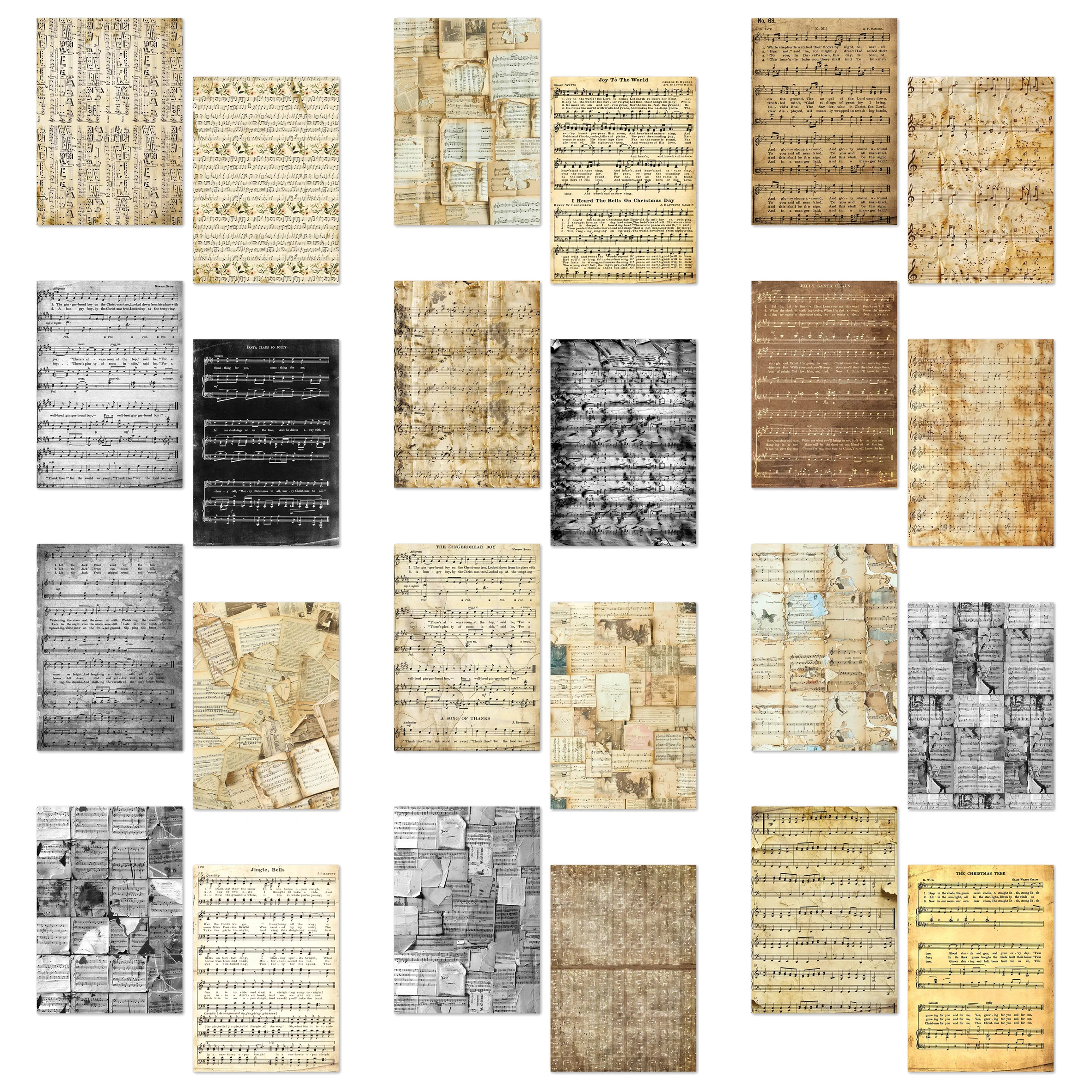 Ciao Bella Tissue Paper Set A5 Music Sheet (24pcs) - Image 2