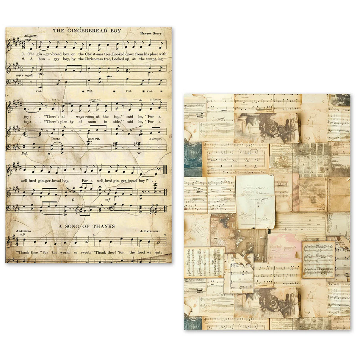 Ciao Bella Tissue Paper Set A5 Music Sheet (24pcs) - Image 6