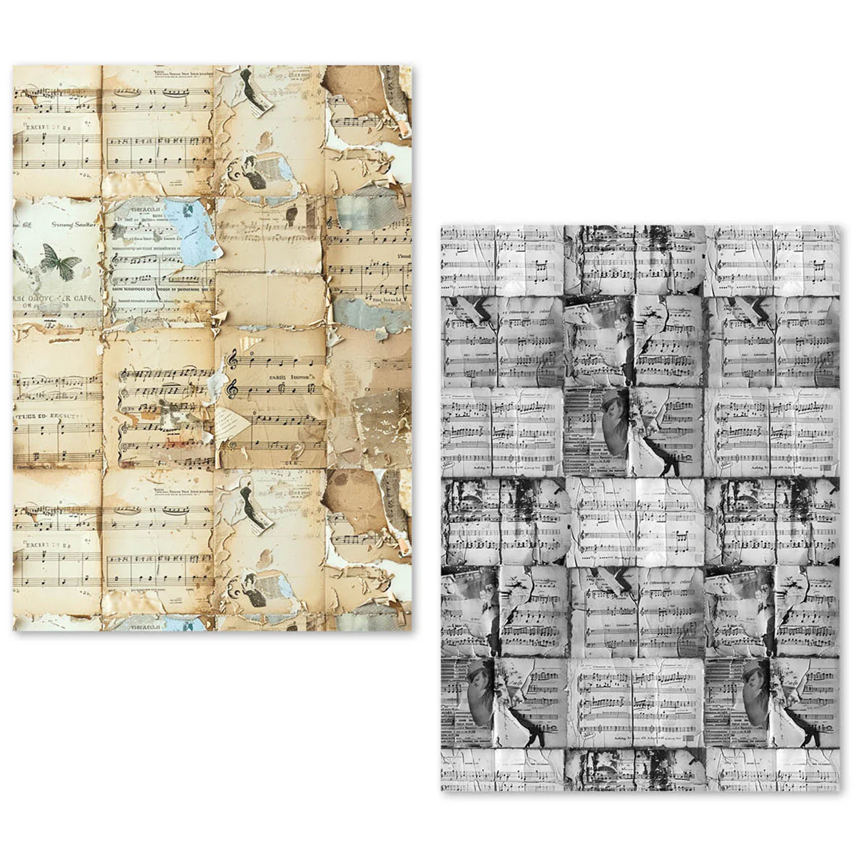 Ciao Bella Tissue Paper Set A5 Music Sheet (24pcs) - Image 7