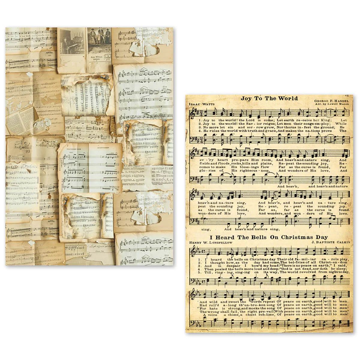 Ciao Bella Tissue Paper Set A5 Music Sheet (24pcs) - Image 8