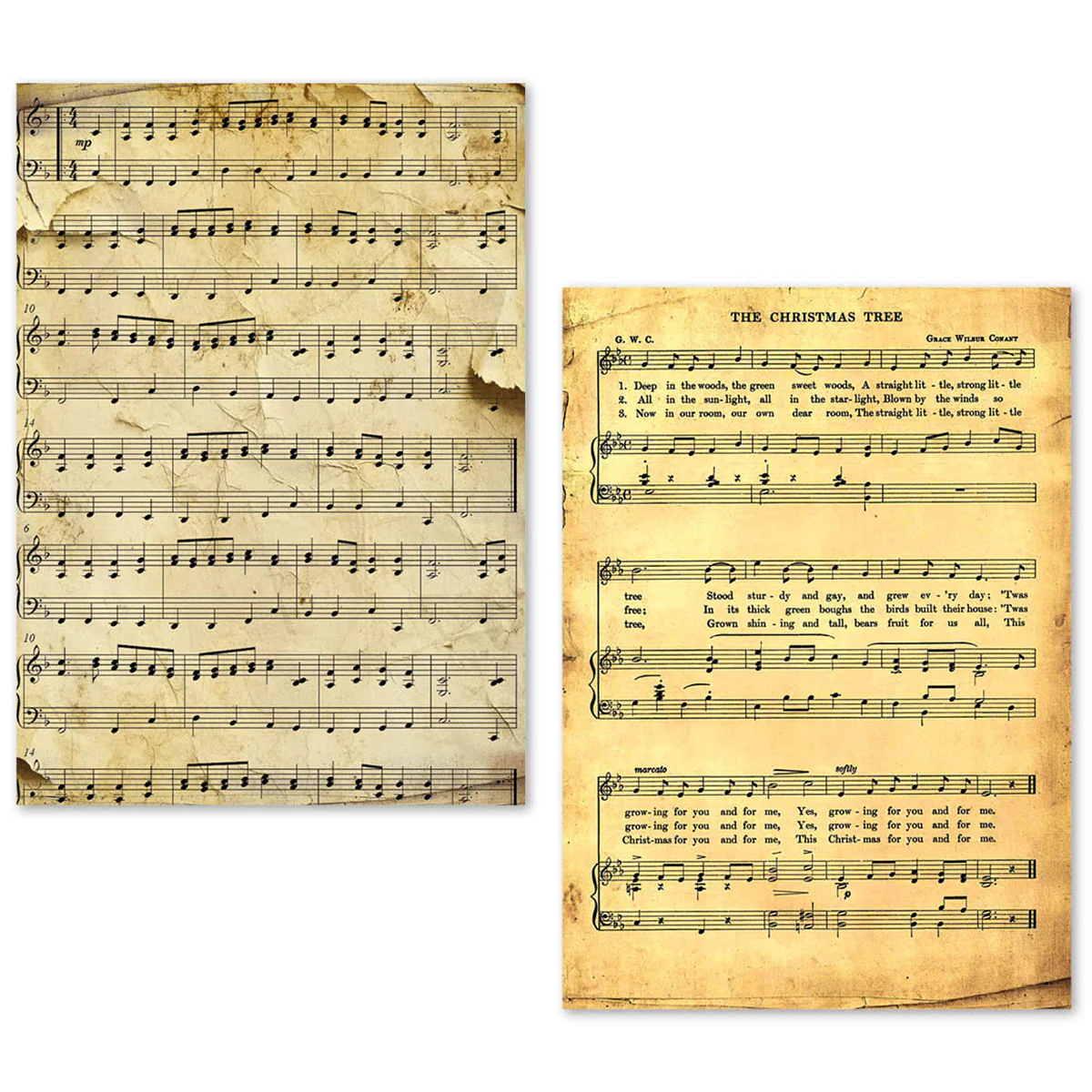 Ciao Bella Tissue Paper Set A5 Music Sheet (24pcs) - Image 9
