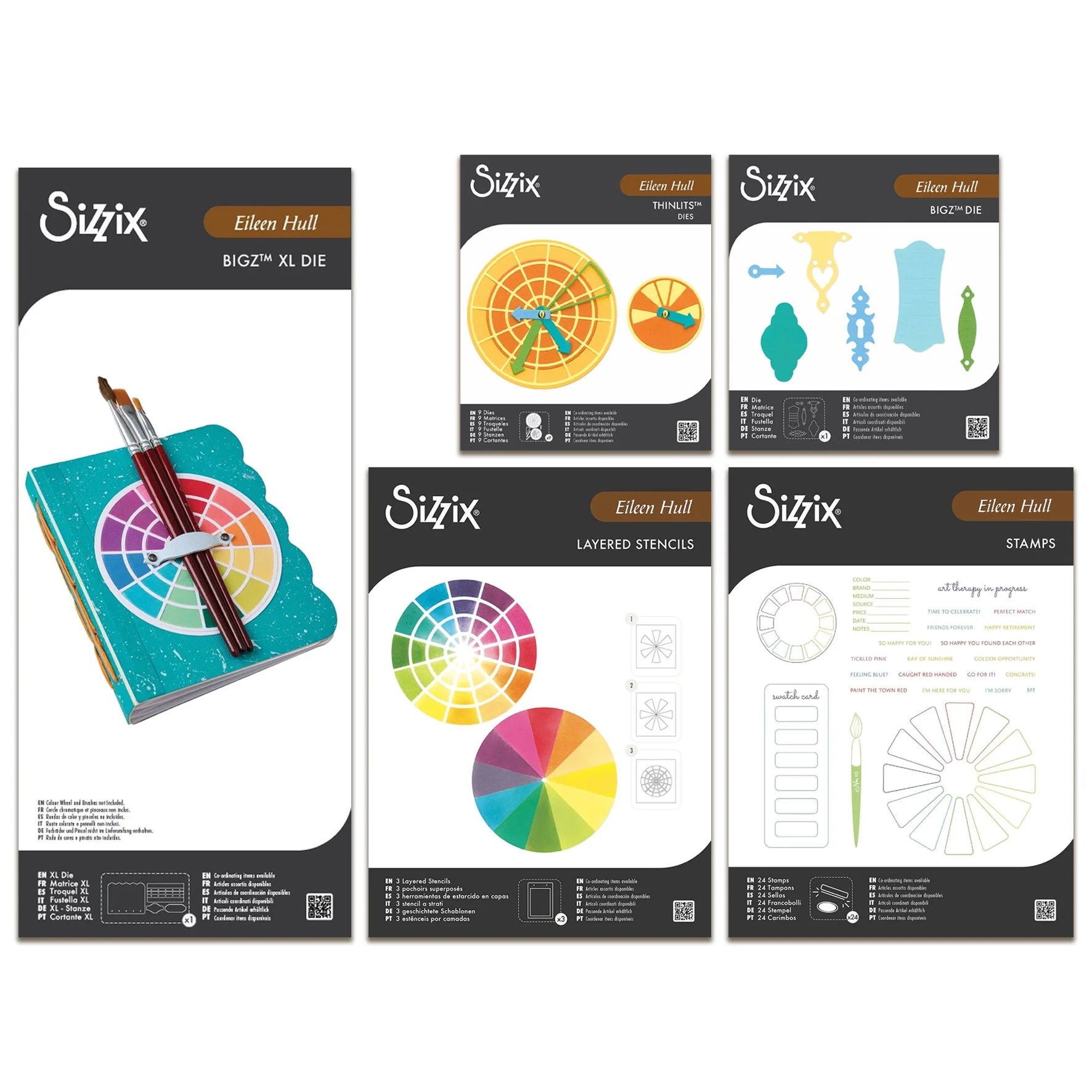 Sizzix Colour Wheel Bundle by Eileen Hull (Save £30)