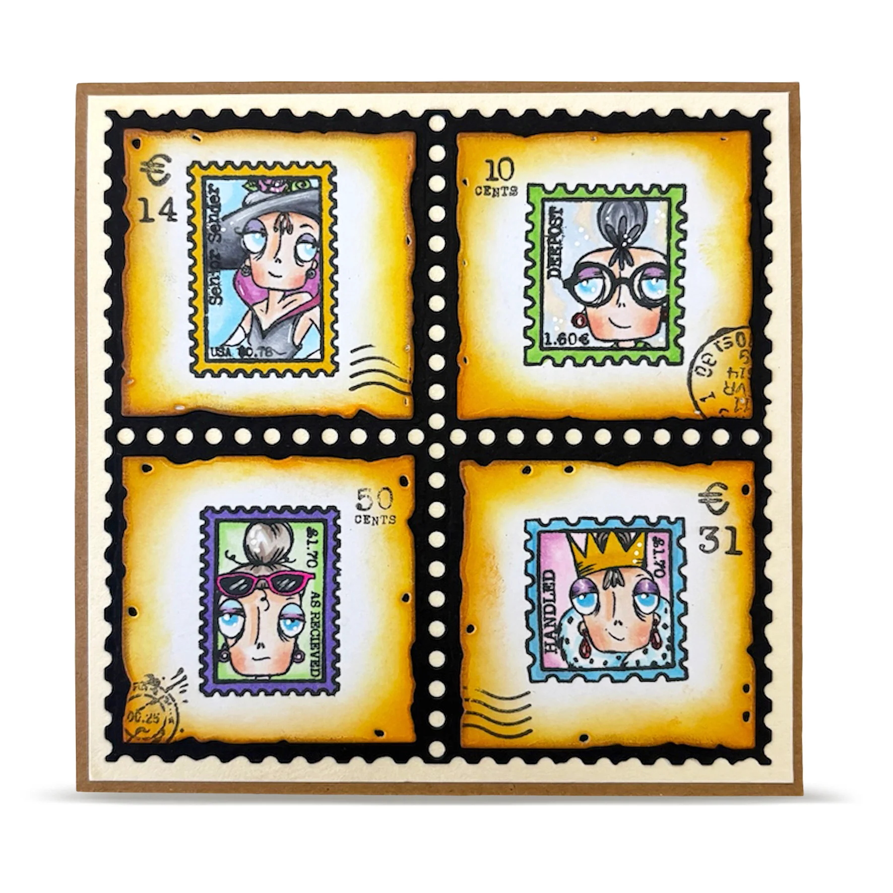DI-111 - Die-Cutting Die Set - Splintered Tiles - Image 14