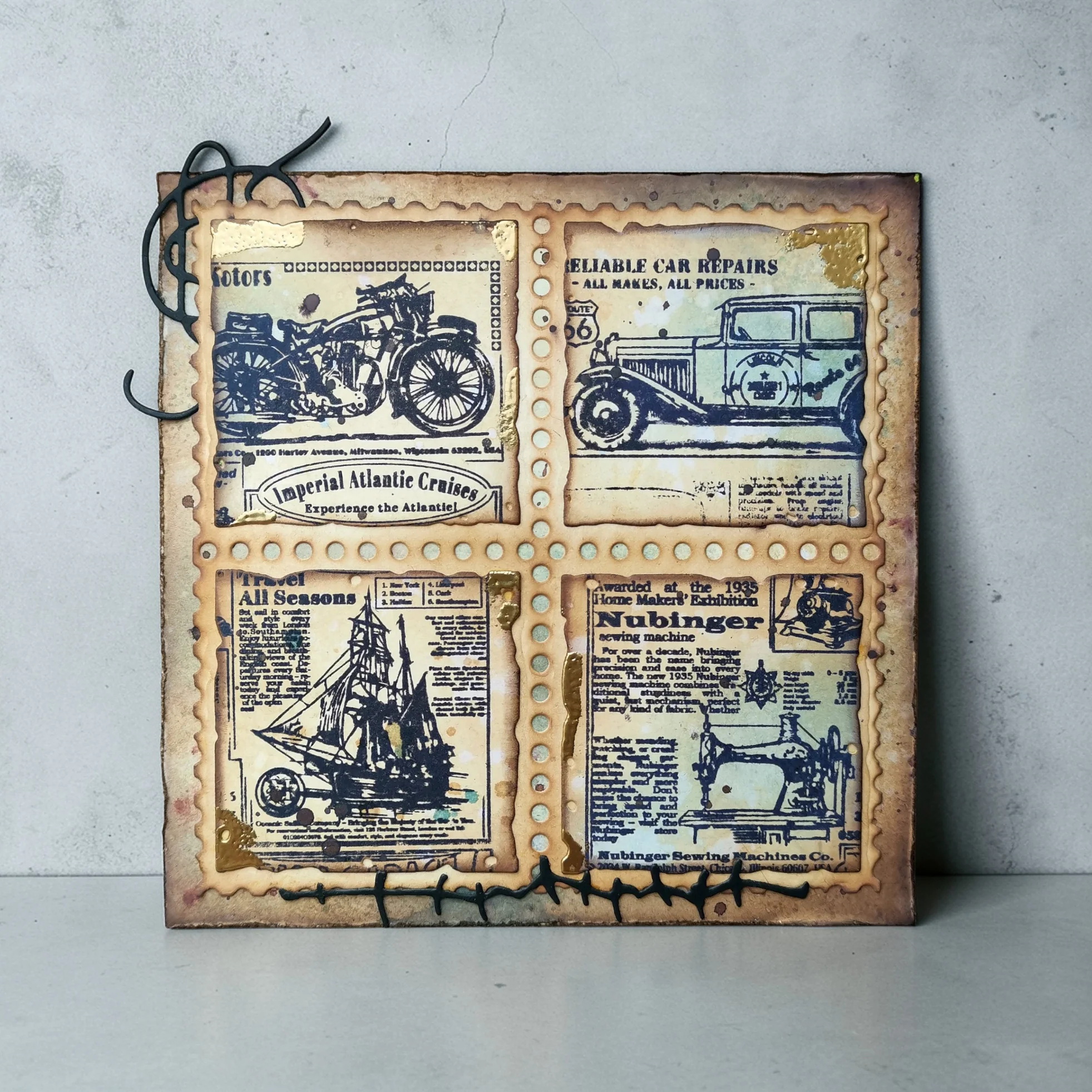 DI-111 - Die-Cutting Die Set - Splintered Tiles - Image 15