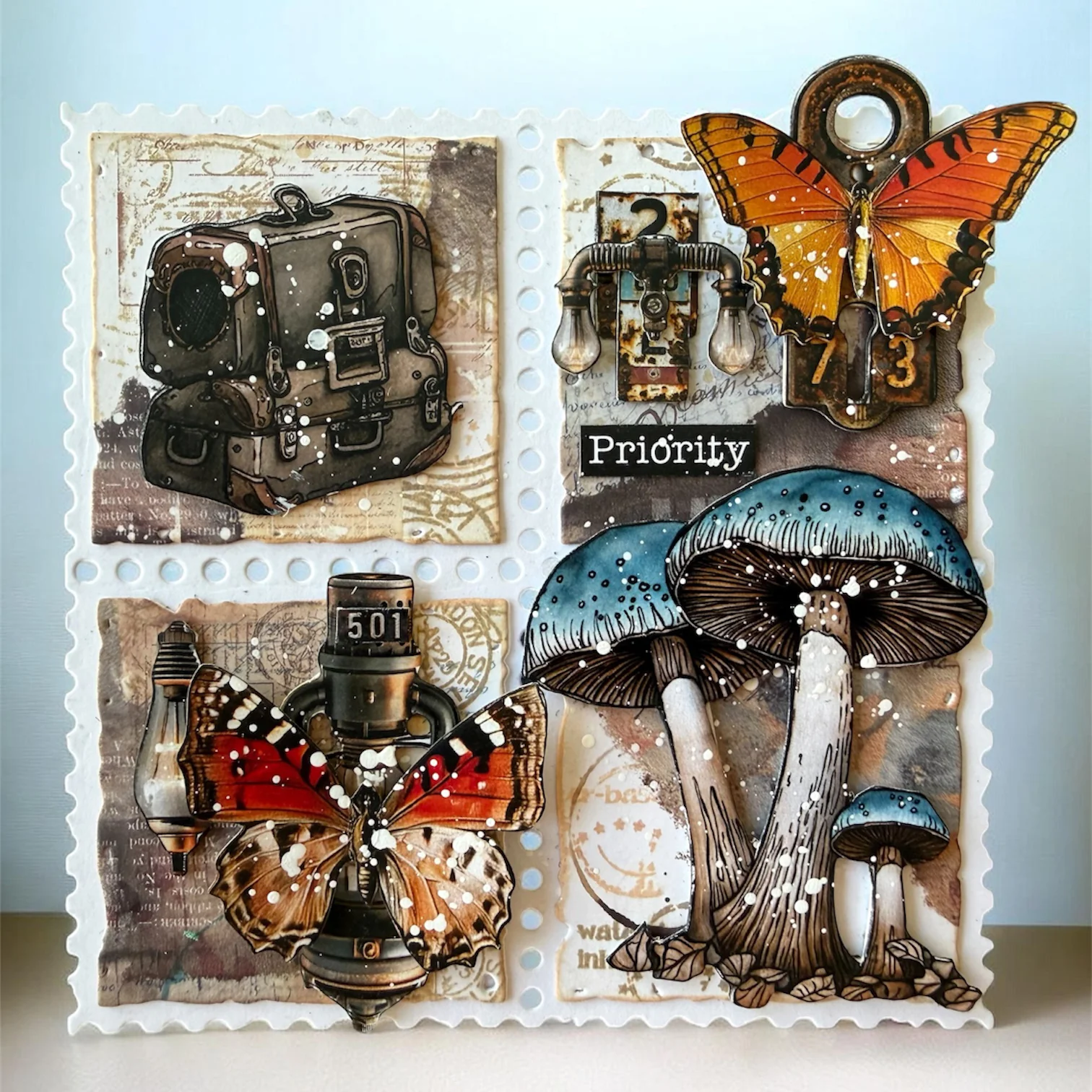 DI-111 - Die-Cutting Die Set - Splintered Tiles - Image 20