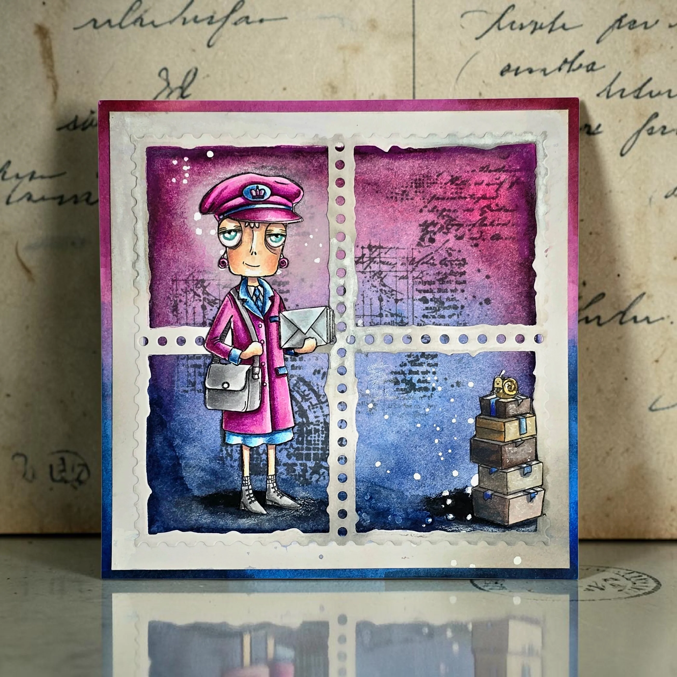 DI-111 - Die-Cutting Die Set - Splintered Tiles - Image 3
