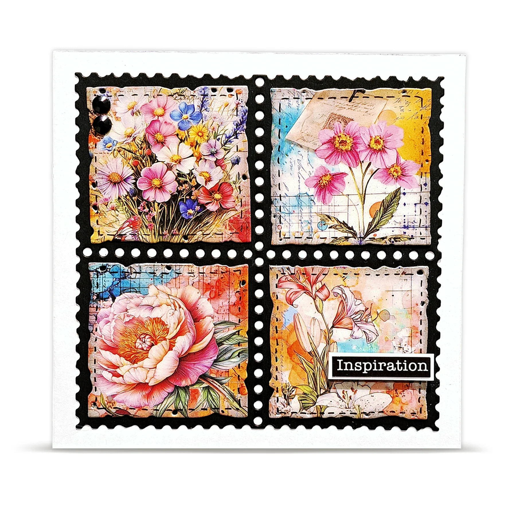DI-111 - Die-Cutting Die Set - Splintered Tiles - Image 6