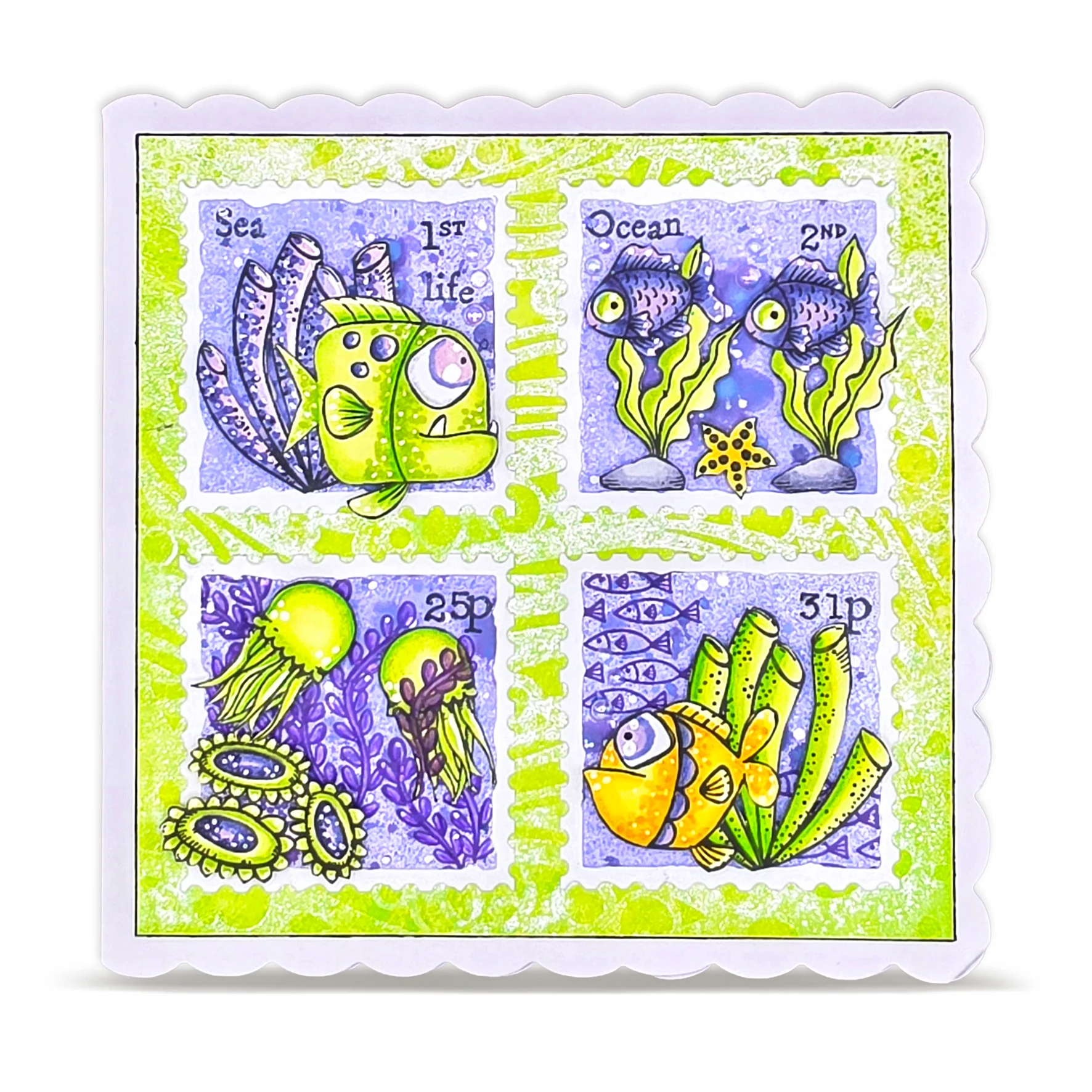 DI-111 - Die-Cutting Die Set - Splintered Tiles - Image 8