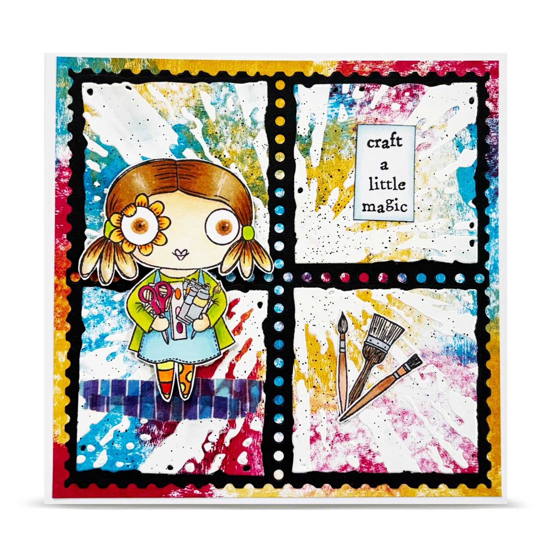 DI-111 - Die-Cutting Die Set - Splintered Tiles - Image 9
