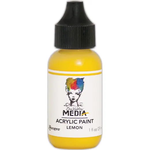 Ranger Dina Wakley Media Acrylic Paint Lemon