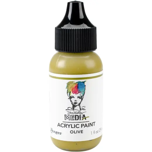 Ranger Dina Wakley Media Acrylic Paint Olive