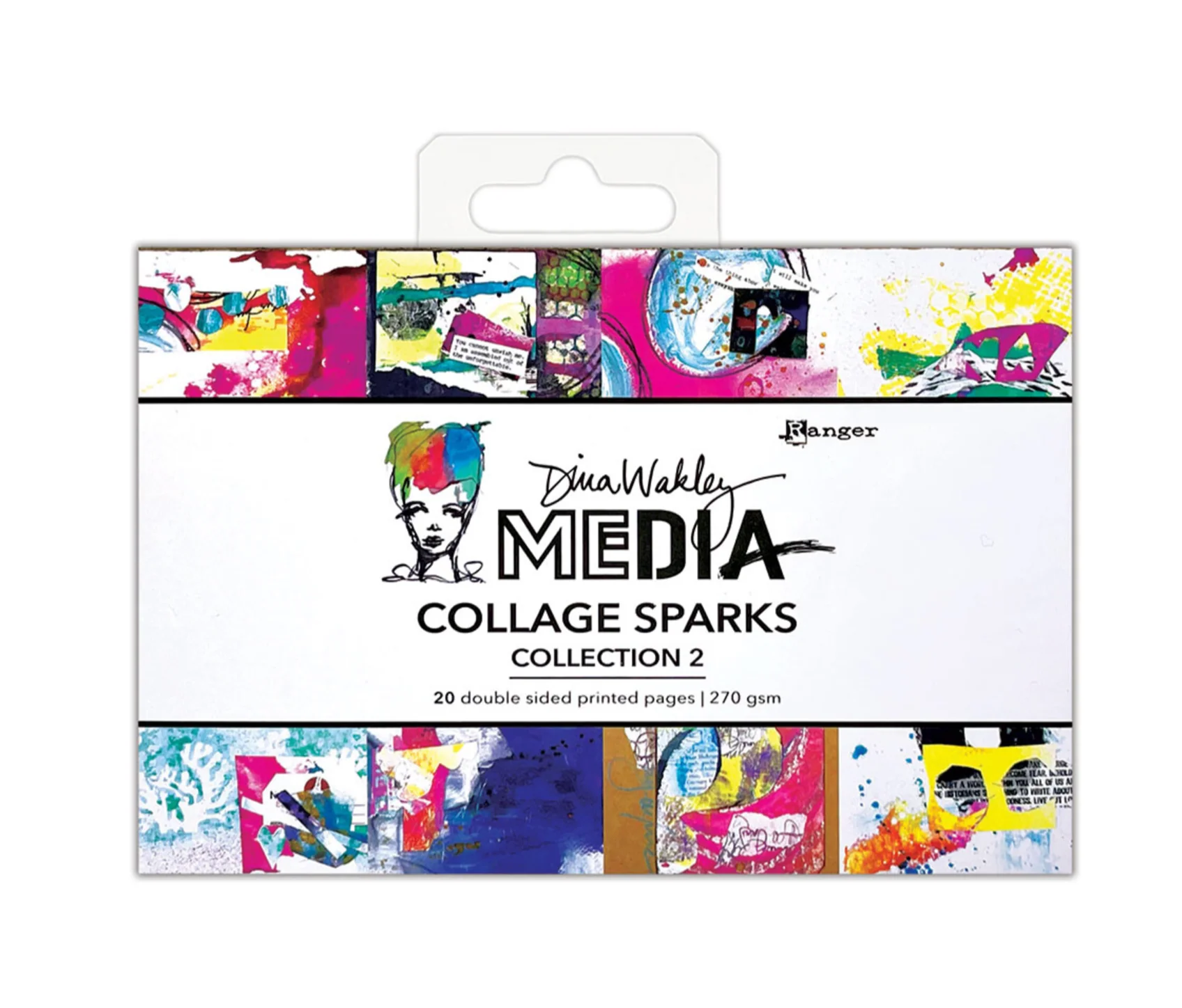Ranger Dina Wakley MEdia Collage Sparks Collection 2