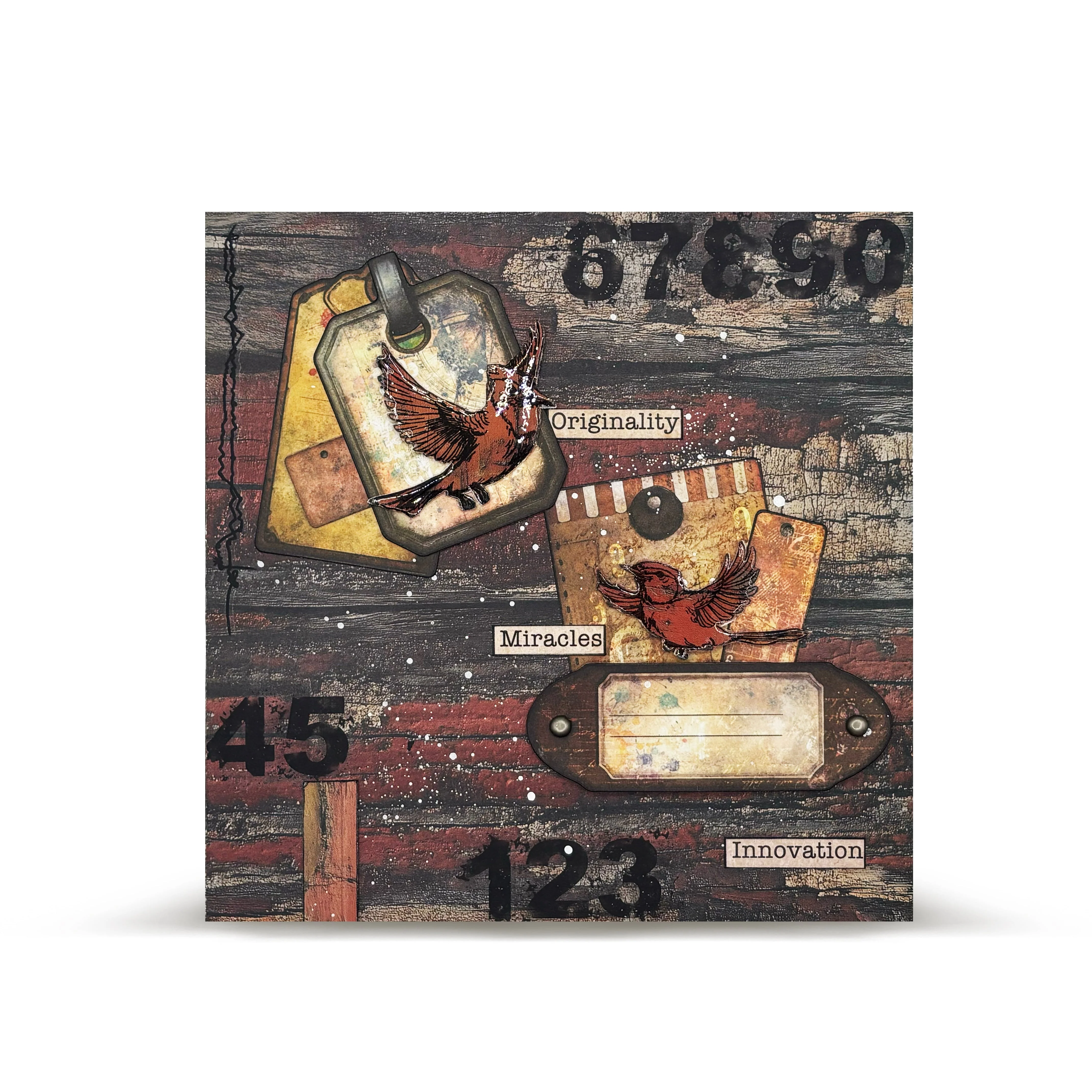 Distressed Textures Paper Bundle - Image 9
