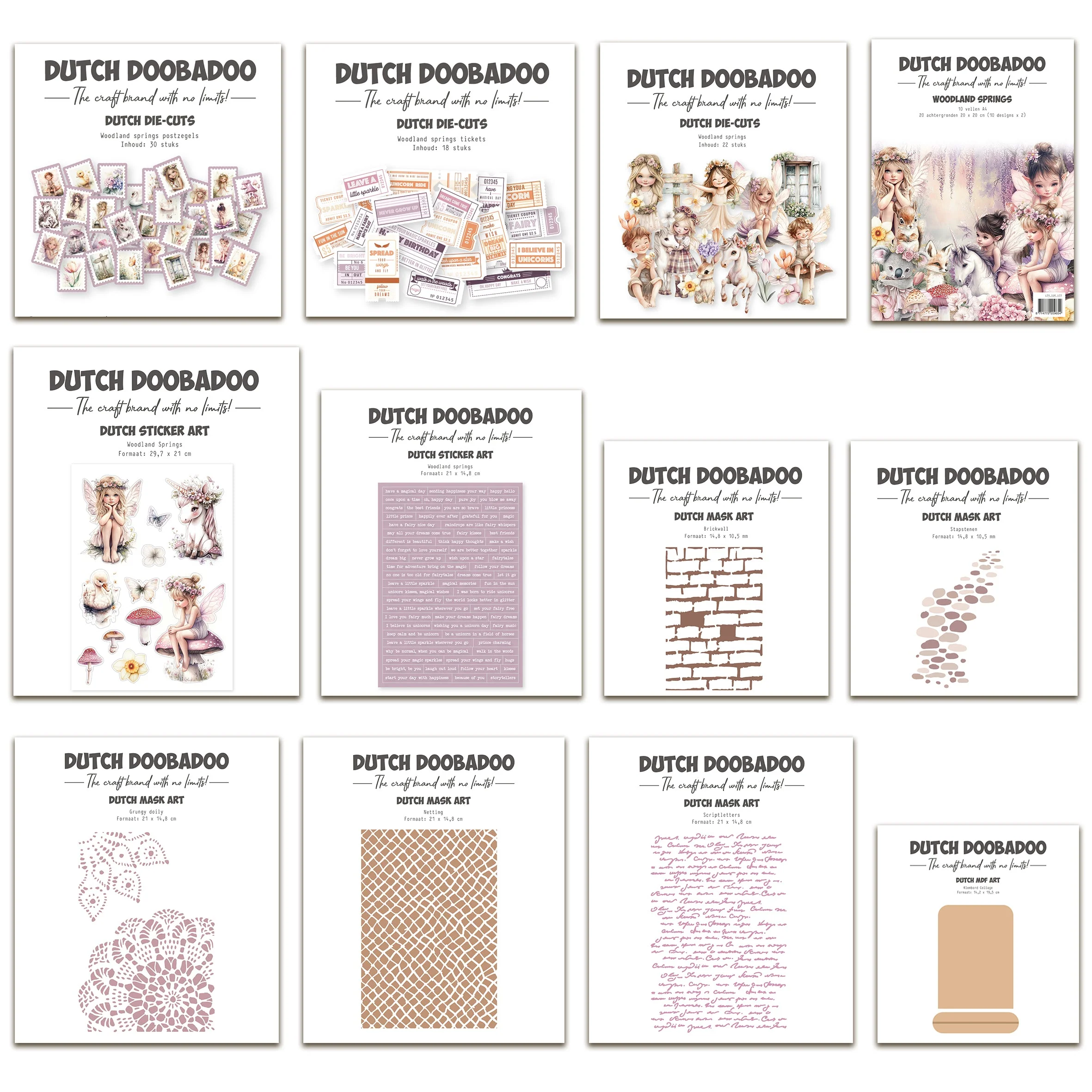 Dutch Doobadoo Woodland Springs Complete Collection