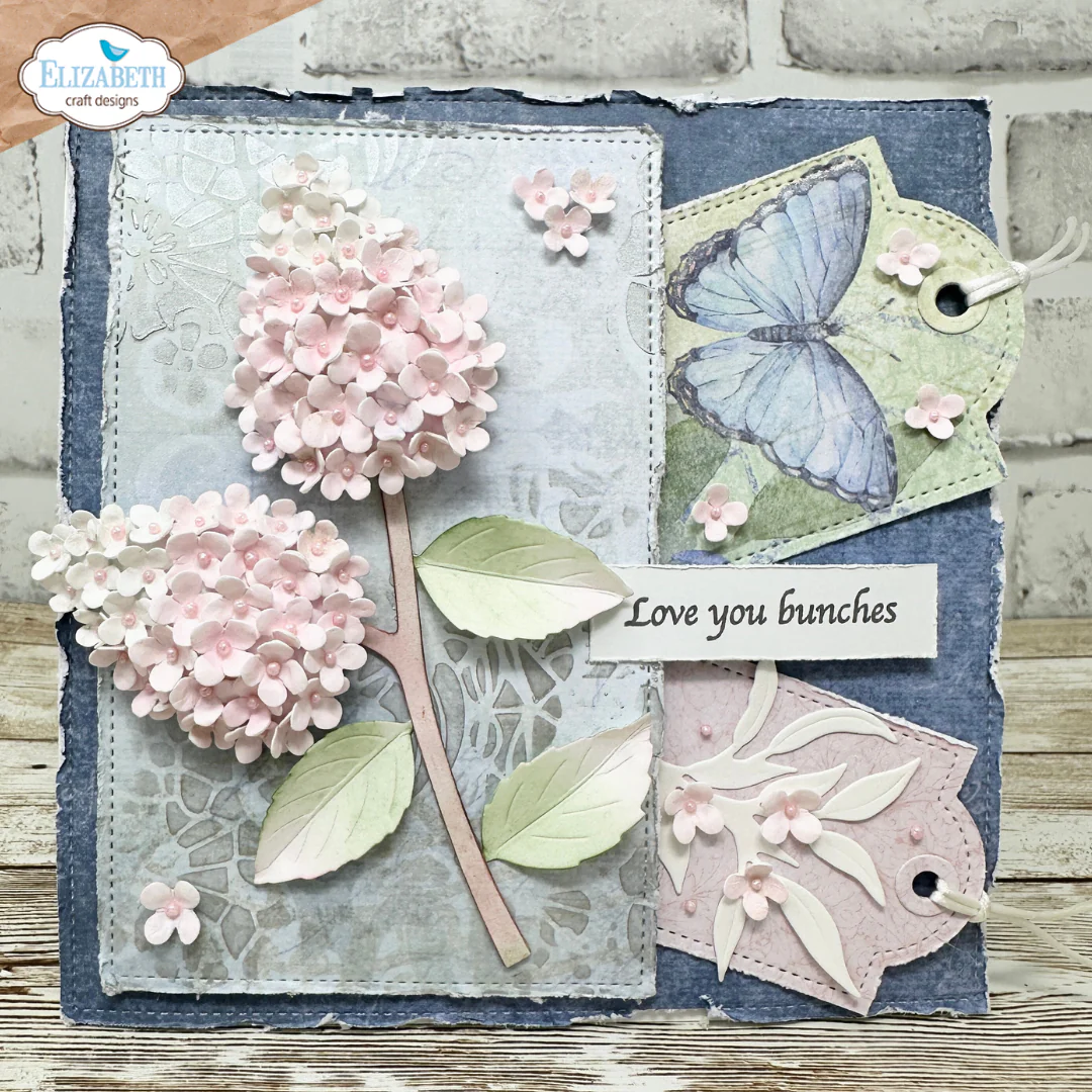 Elizabeth Craft Designs Beautiful Blooms Die Panicle Hydrangea - Image 3
