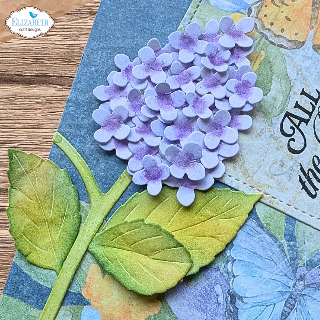 Elizabeth Craft Designs Beautiful Blooms Die Panicle Hydrangea - Image 9