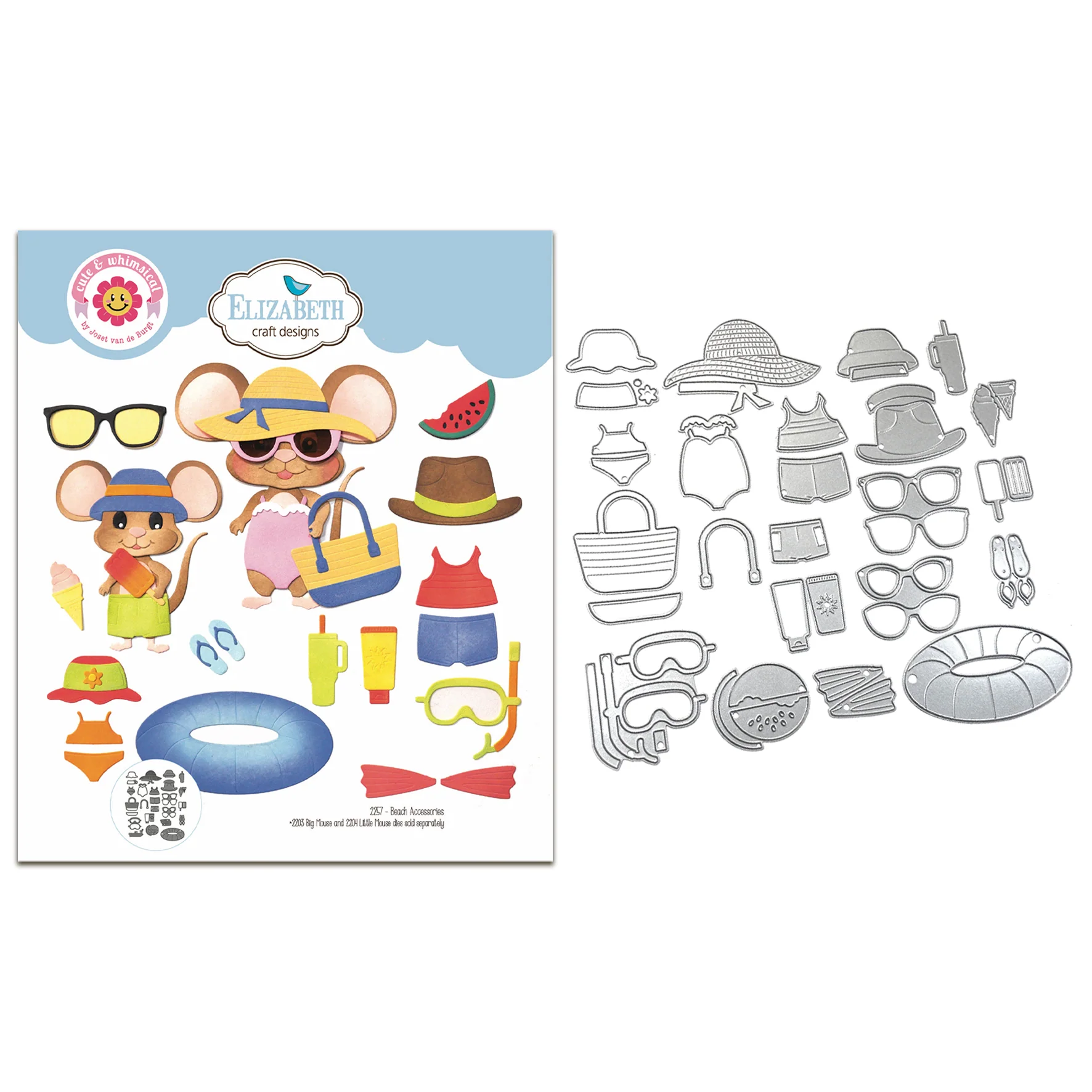 Elizabeth Craft Designs Good Times Die Beach Accessories