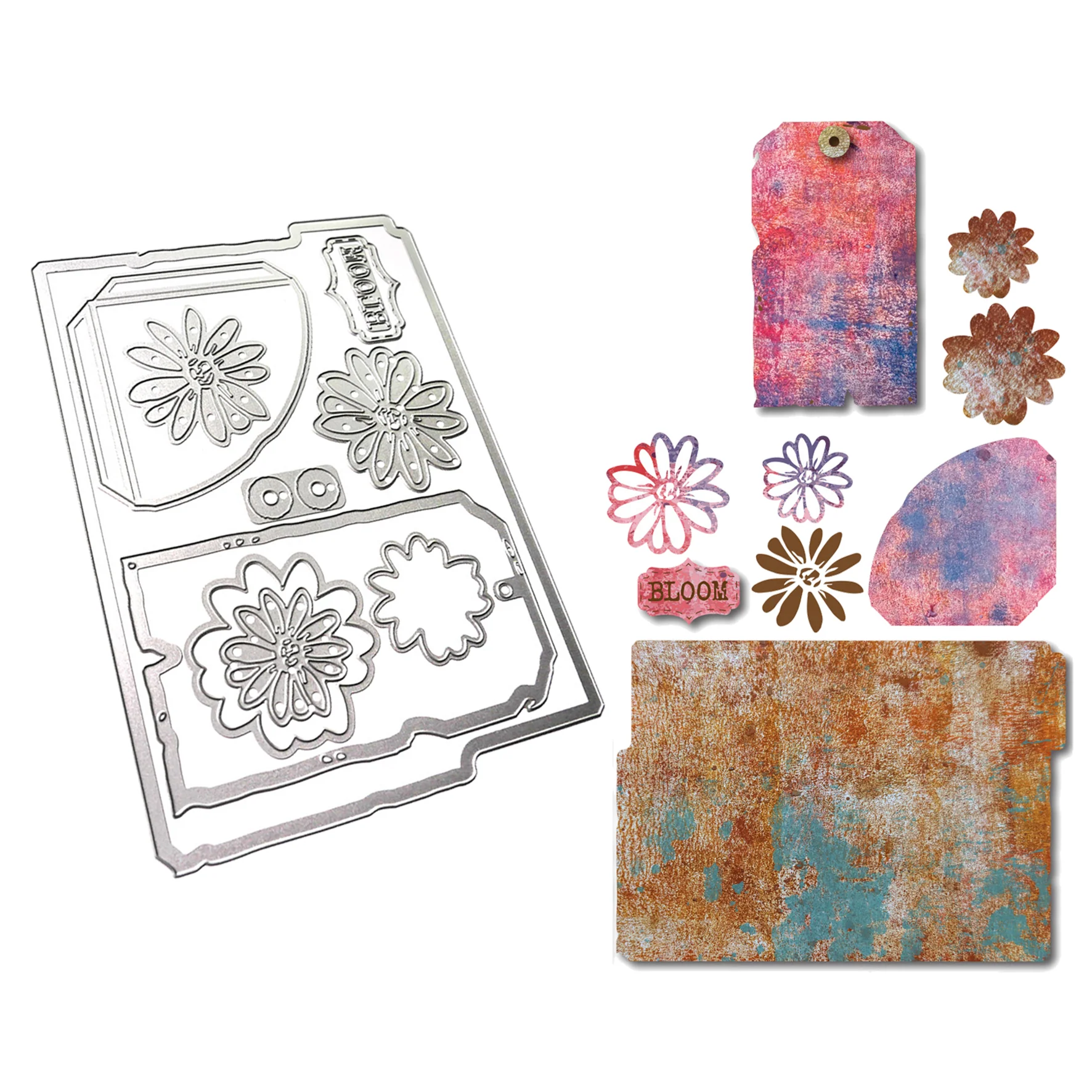 Elizabeth Craft Designs In the Garden Die Bloom File Folder