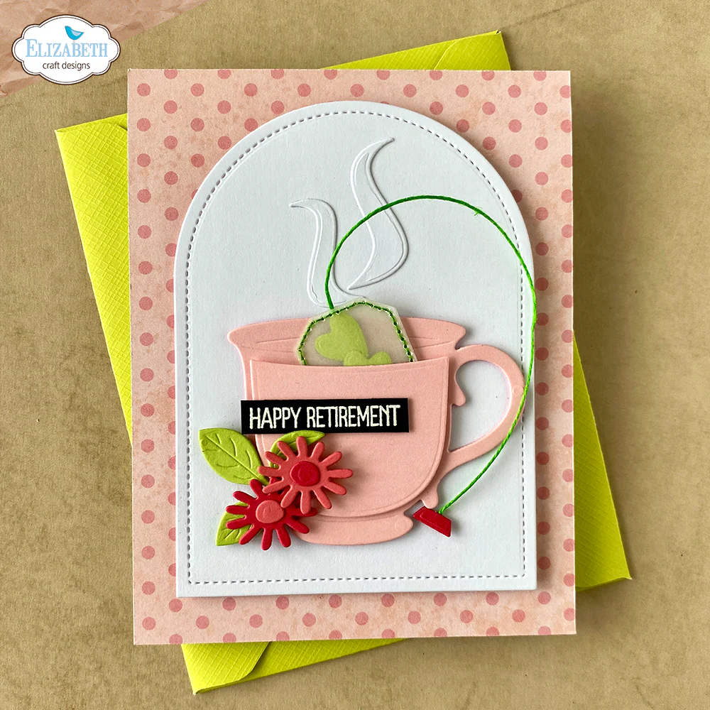 Elizabeth Craft Designs Romantic Revival - Die Tea Time - Image 4