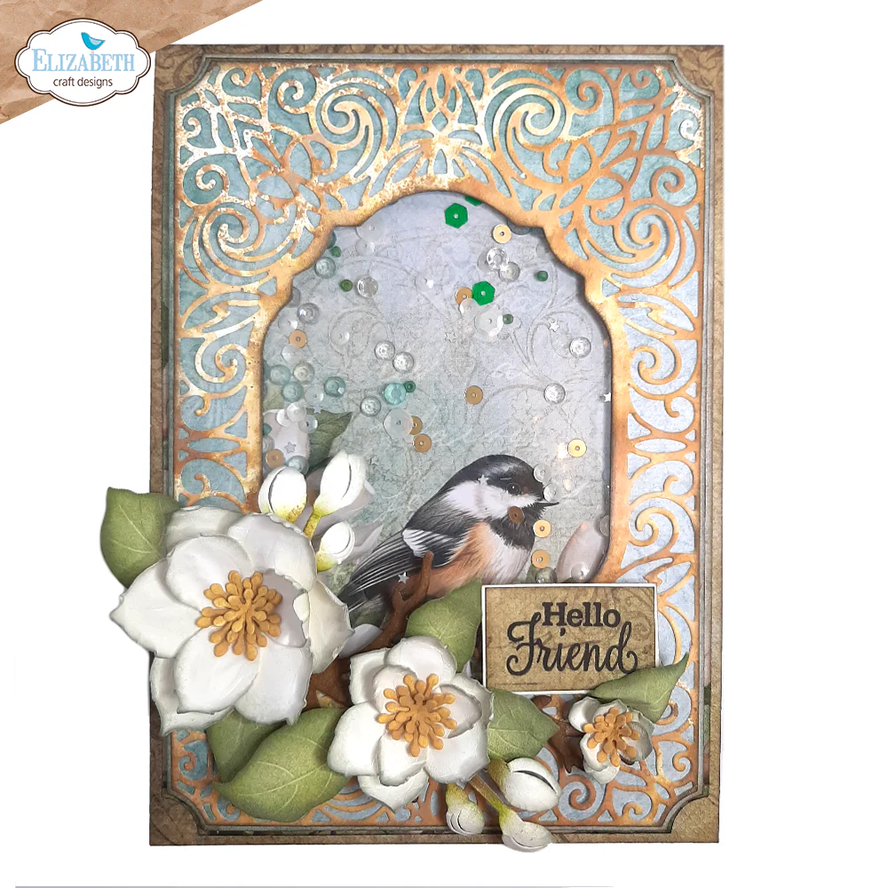 Elizabeth Craft Designs Spring Blossom - Die Ornamental Frame - Image 5