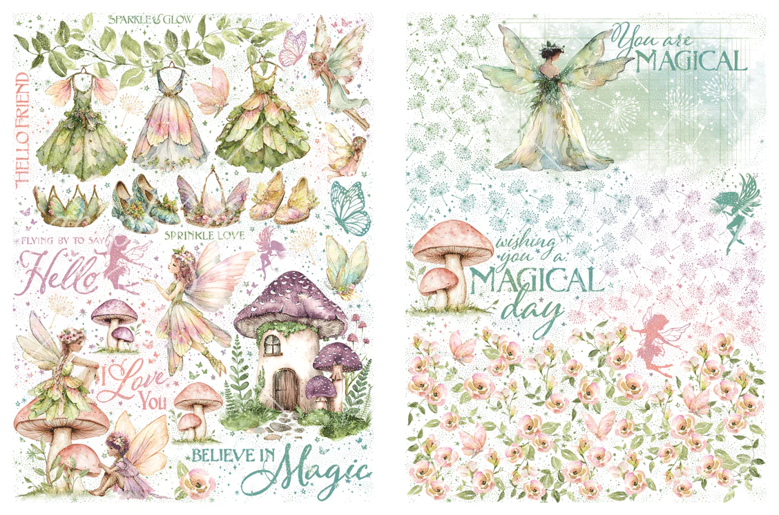 Graphic 45 Fairy Boutique Rub-On Transfers - Image 3