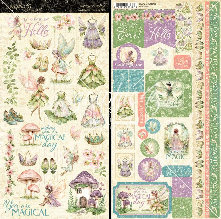 Graphic 45 Fairy Boutique Sticker Set