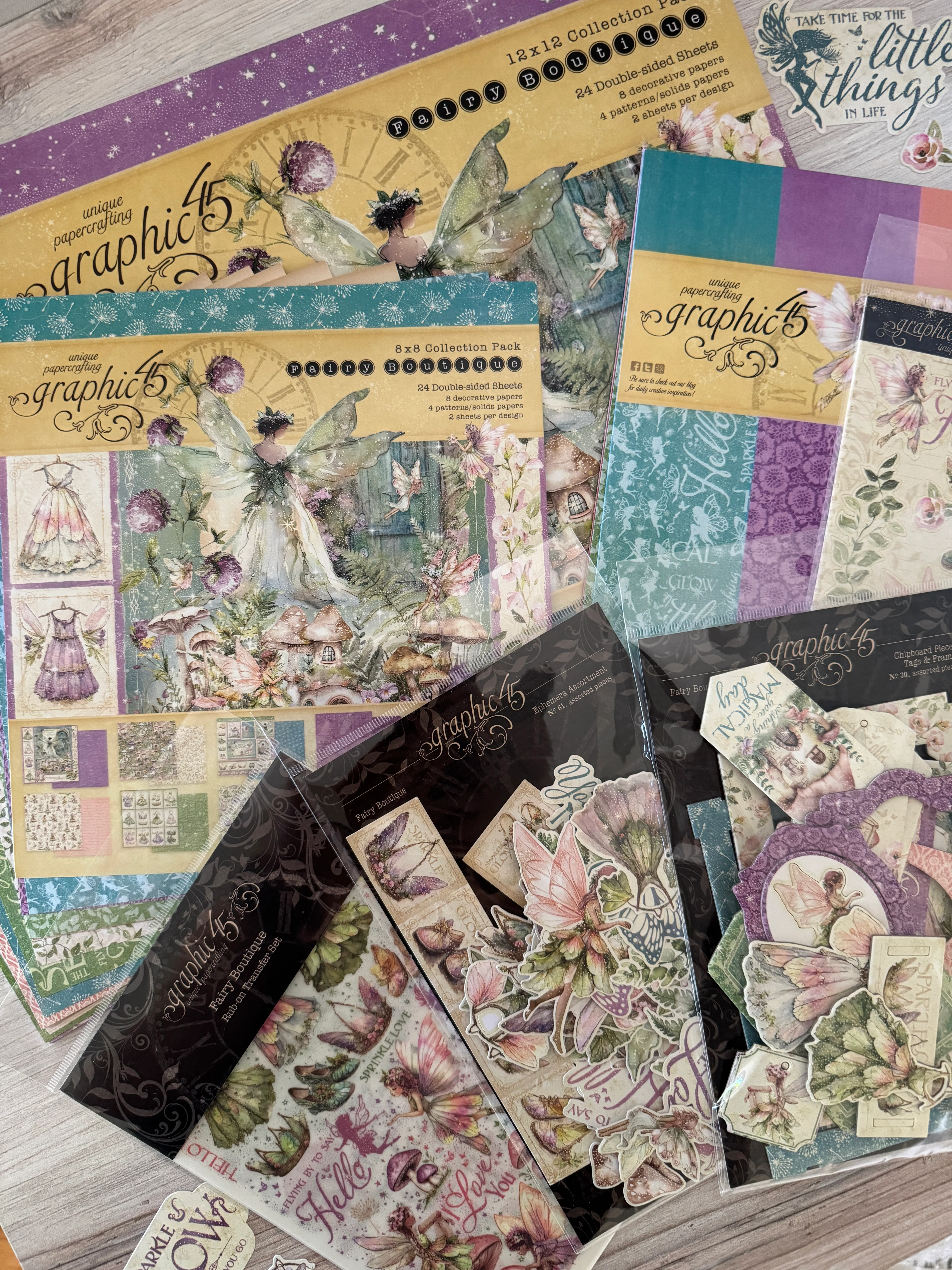 Graphic 45 Fairy Boutique Sticker Set - Image 2